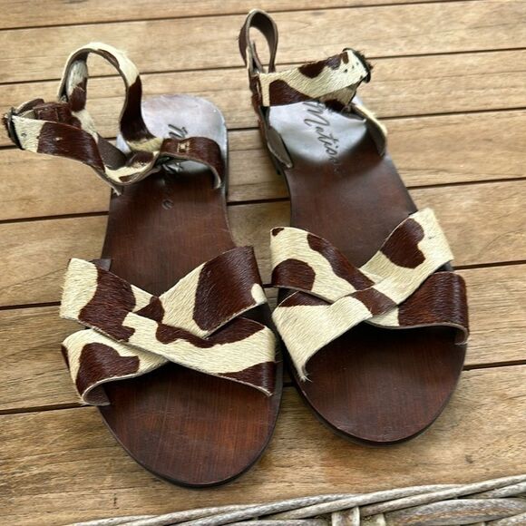 Matisse Faux Fur Crisscross Slingback Sandal 8 - Picture 2 of 7